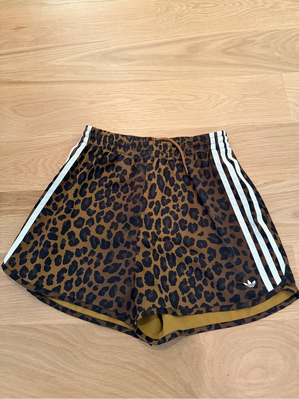 Brand new adidas leopard sprinter shorts
